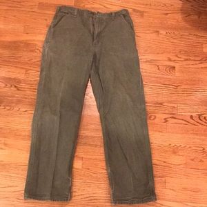 Green Carhartt long pants